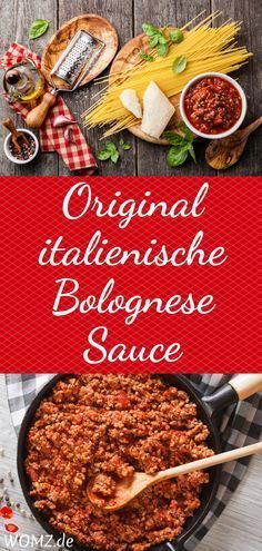 Original ita­lie­ni­sche Bolognese Sauce Rezept -   25 fitness rezepte fleisch
 ideas