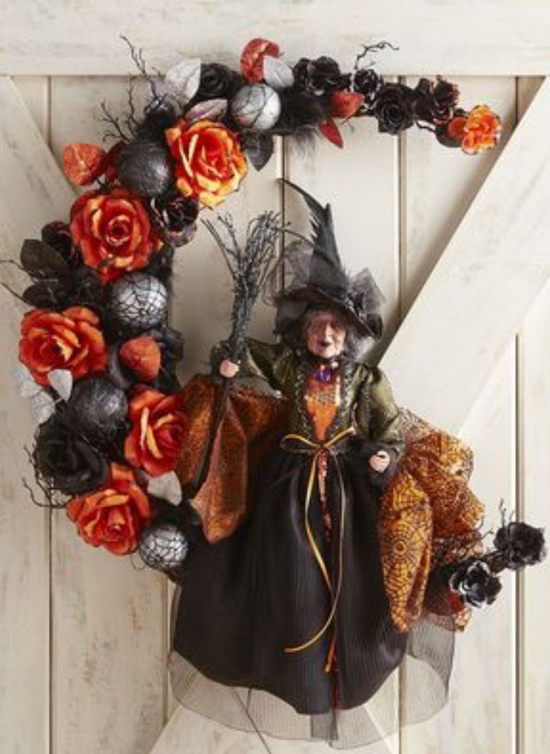 Image result for Kathie Whiting (Halloween 2014) -   25 halloween crafts wreath
 ideas