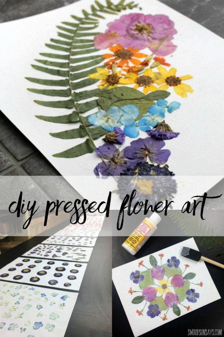 Pressing Flowers & Dried Flower Art - Try Something New Every Month -   25 nature crafts flowers
 ideas