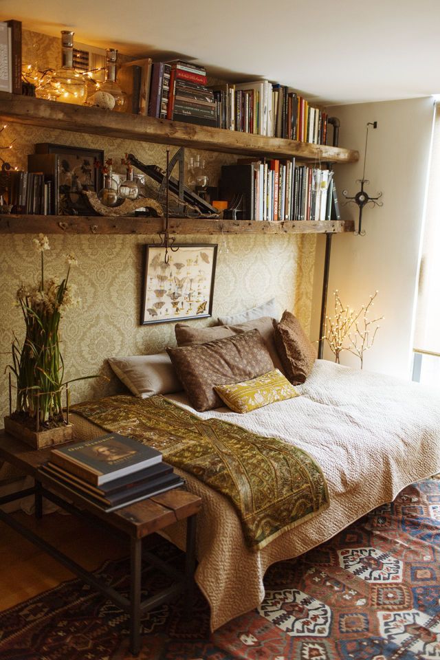 23 Bookish Bedrooms You Need to See -   25 unique home decor
 ideas