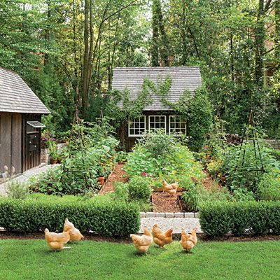 Dream Garden! It Even Has a Chicken Coop -   25 veggie garden design
 ideas