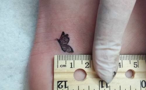 69 Mini Tattoo Ideas With Meanings Revealed for 2018 -   7 butterfly tattoo ankle
 ideas