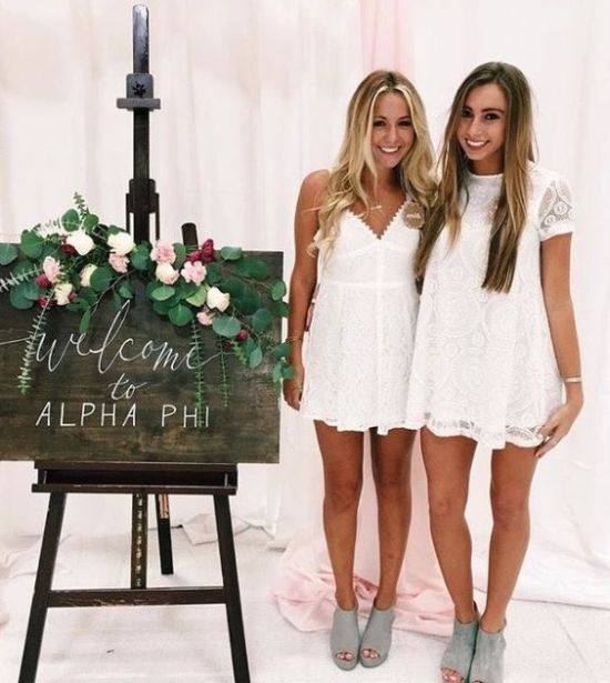 10 Tips To Survive Sorority Recruitment As Told By A Sorority Girl -   8 sorority crafts recruitment
 ideas