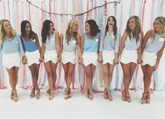 What to wear for sorority recruitment -   8 sorority crafts recruitment
 ideas