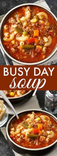 Busy Day Soup -   10 soup recipes easy
 ideas