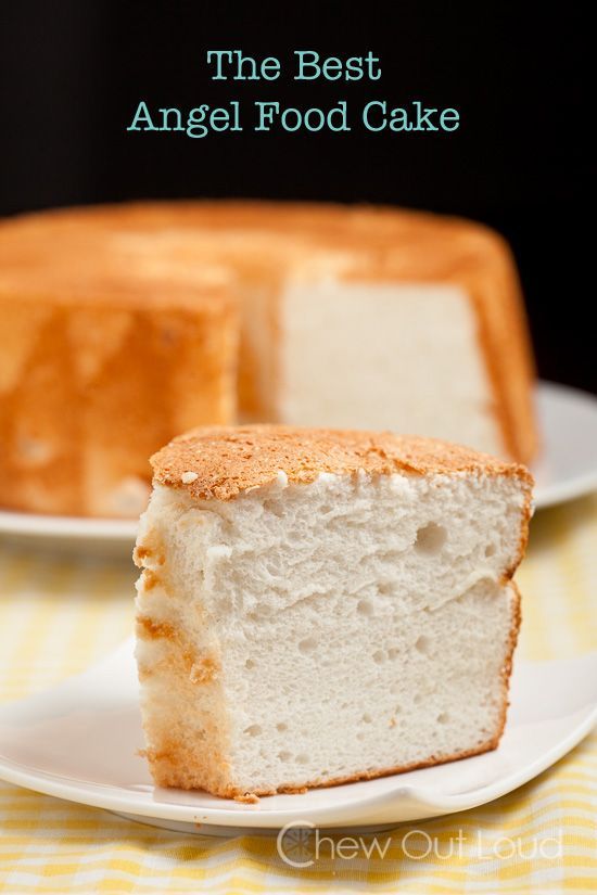 The Best Ever Angel Food Cake -   10 summer recipes cake
 ideas