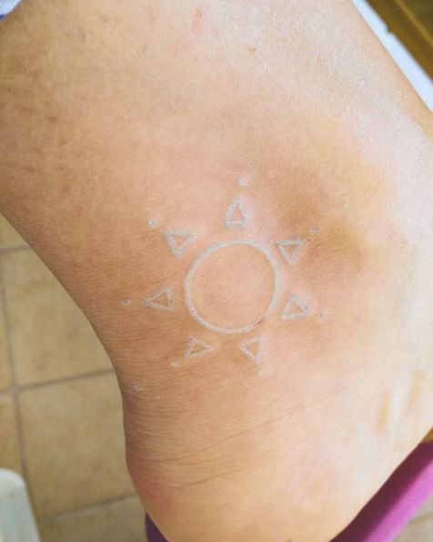 40+ Subtle White Ink Tattoos Your Parents Won't Even Mind -   11 sister tattoo white ink
 ideas