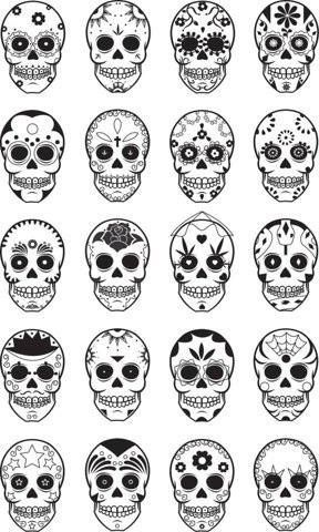 40 Coole Fu? Tattoo Vorlagen -   13 mini skull tattoo
 ideas