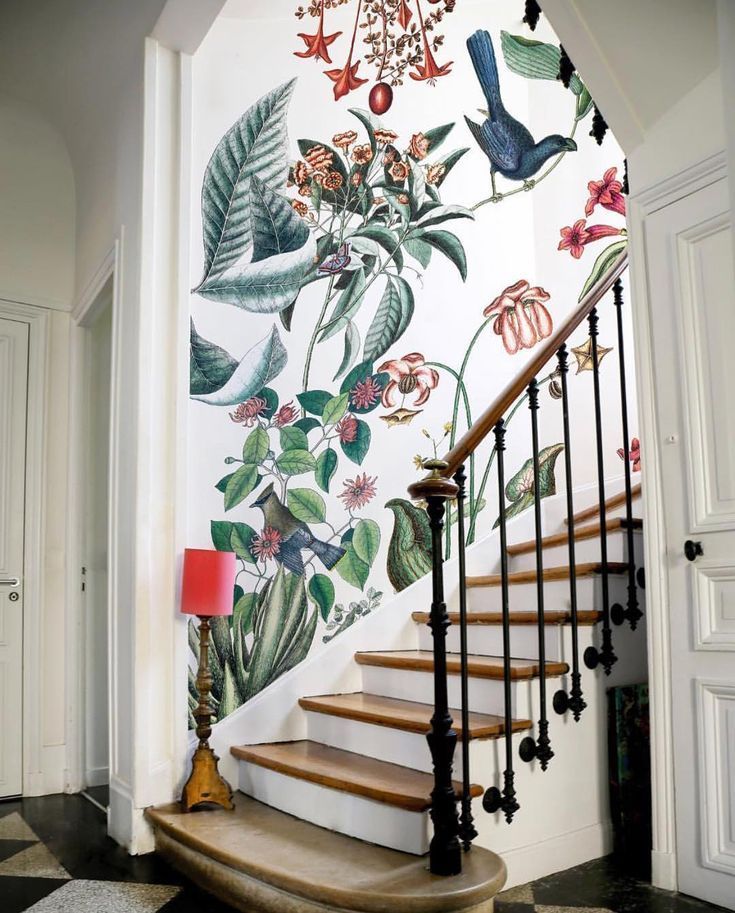 This Is What a Dream House Looks Like in 2018, According to Domino Instagram Followers -   13 stairway decor wallpaper
 ideas