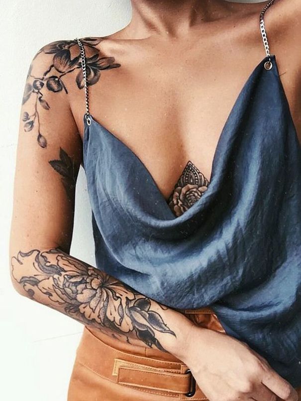 New Peony Flower Tattoo Designs -   14 tattoo arm blumen
 ideas
