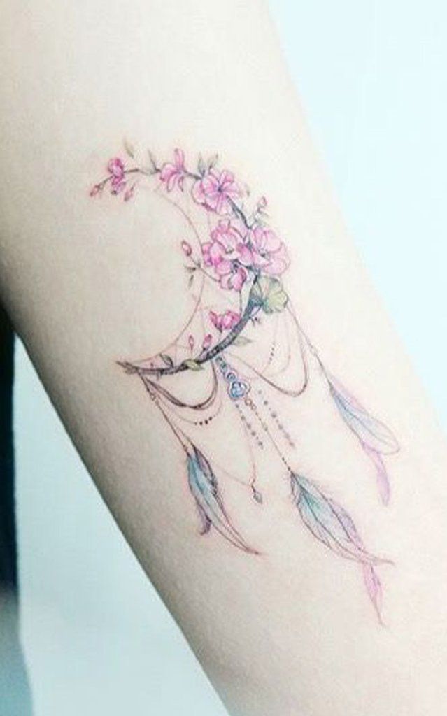 100+ Trending Watercolor Flower Tattoo Ideas for Women -   14 tattoo arm blumen
 ideas