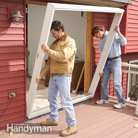 How to Replace a Patio Door -   15 diy patio door
 ideas