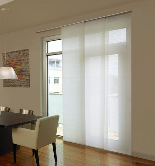 Levolor® Panel Track Blinds: Light Filtering -   15 diy patio door
 ideas