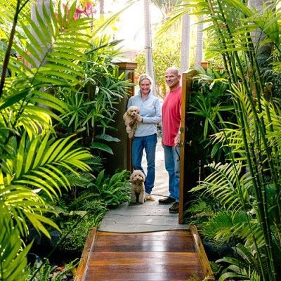 15 lush tropical garden
 ideas