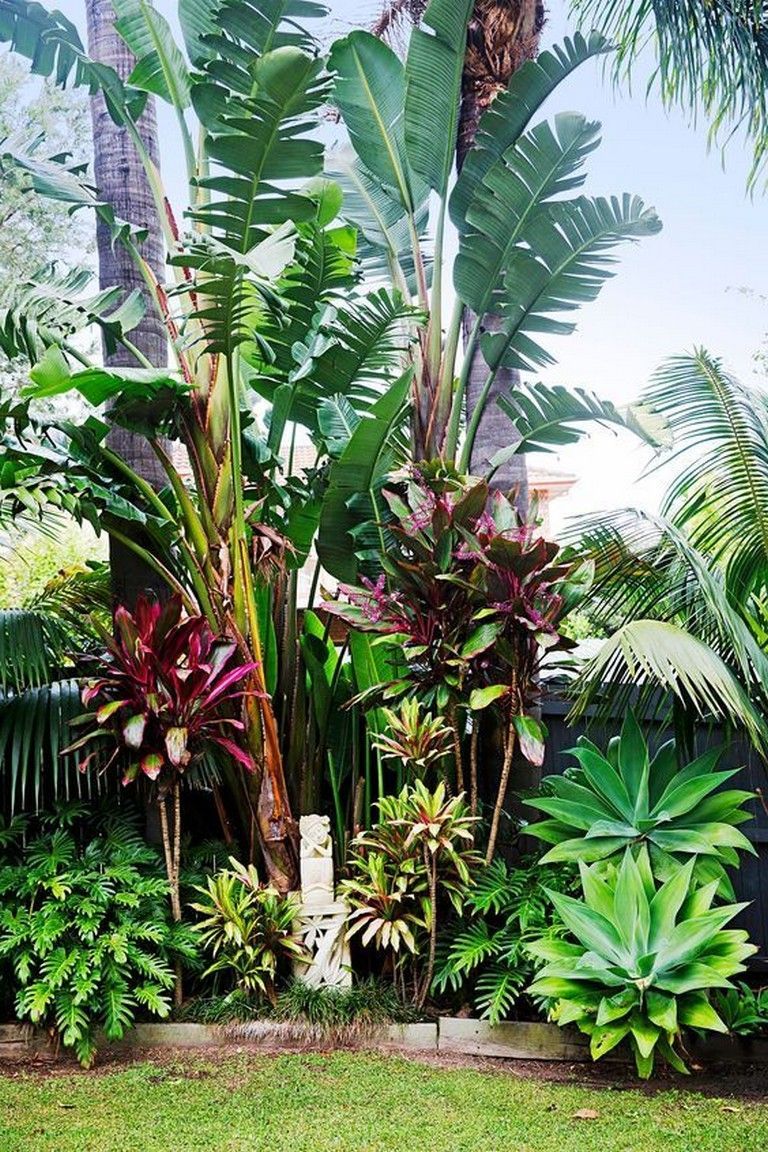 10 Inspiring Tropical Landscaping Ideas That Can Be Made Easily -   15 lush tropical garden
 ideas