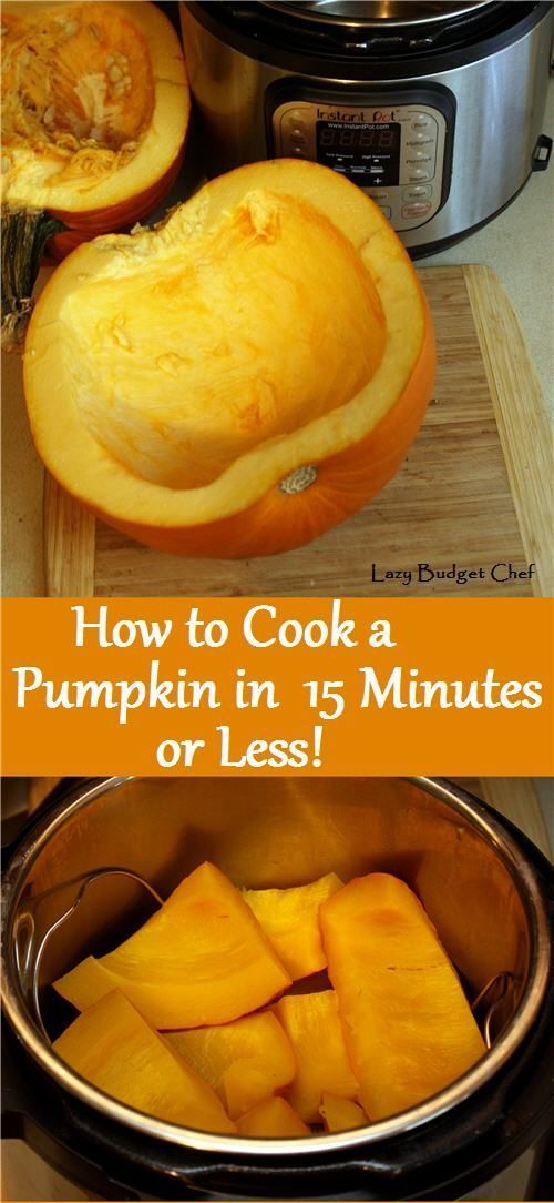 How to Cook a Pumpkin in an Instant Pot in Fifteen Minutes or Less! -   15 pumpkin recipes food
 ideas