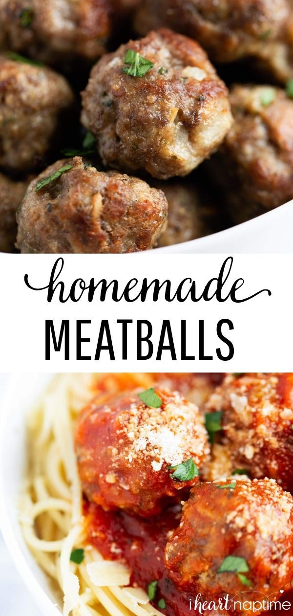 Easy Homemade Meatball Recipe -   15 spaghetti baking recipes
 ideas