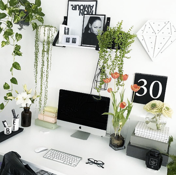 Best Home Office Decorating Ideas On Instagram -   16 black style office
 ideas