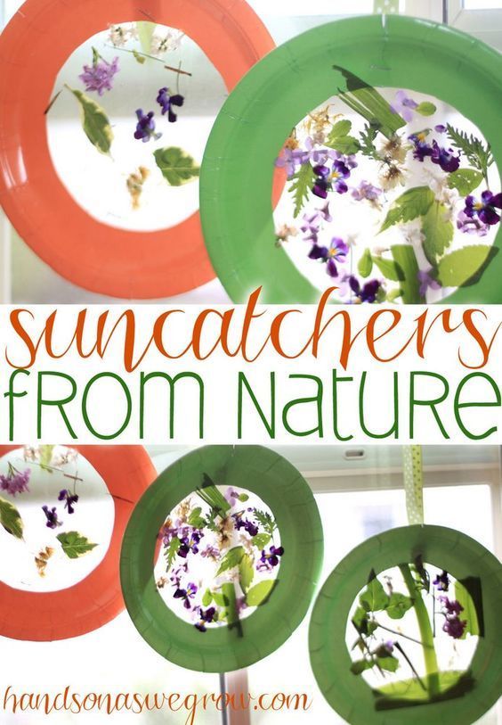 Nature Collage Suncatcher Craft for Toddlers -   16 christian nature crafts
 ideas