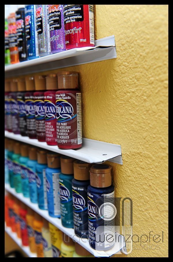 Studio Storage Tips Part 1: Paints/Inks/Stamps OH MY! -   18 crafts storage thoughts
 ideas