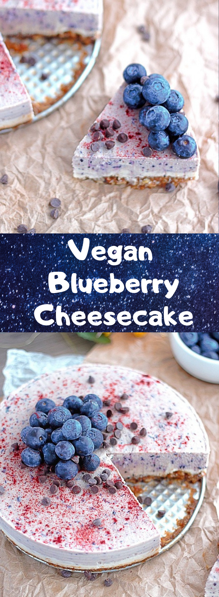 Vegan Blueberry Cheesecake -   18 diet desserts vegan
 ideas