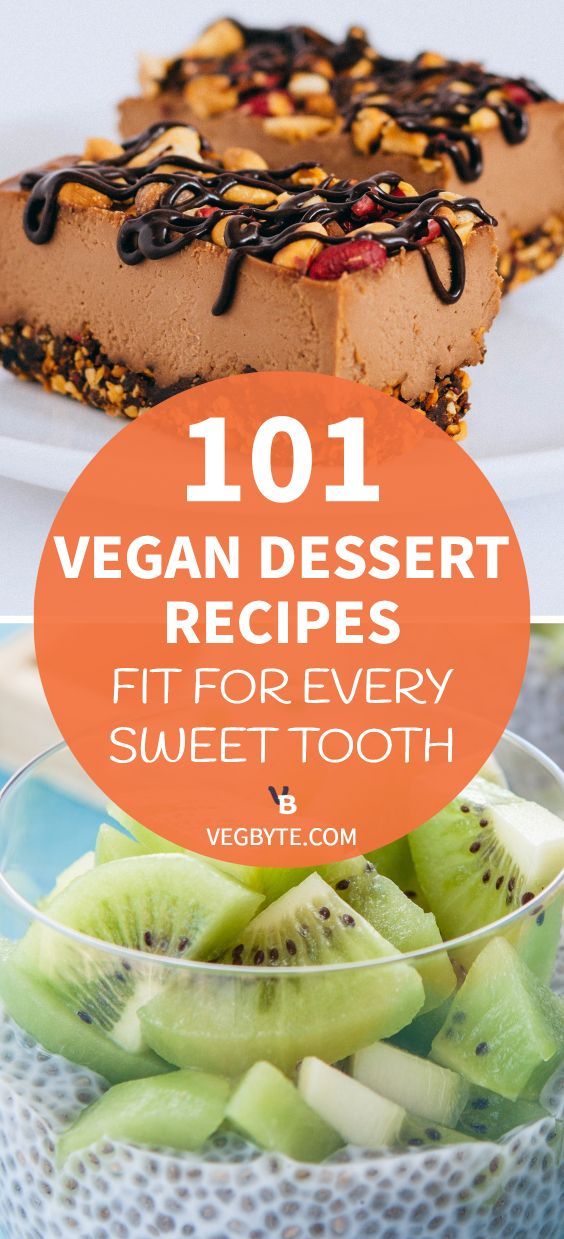 101 Vegan Dessert Recipes Fit for Every Sweet Tooth -   18 diet desserts vegan
 ideas