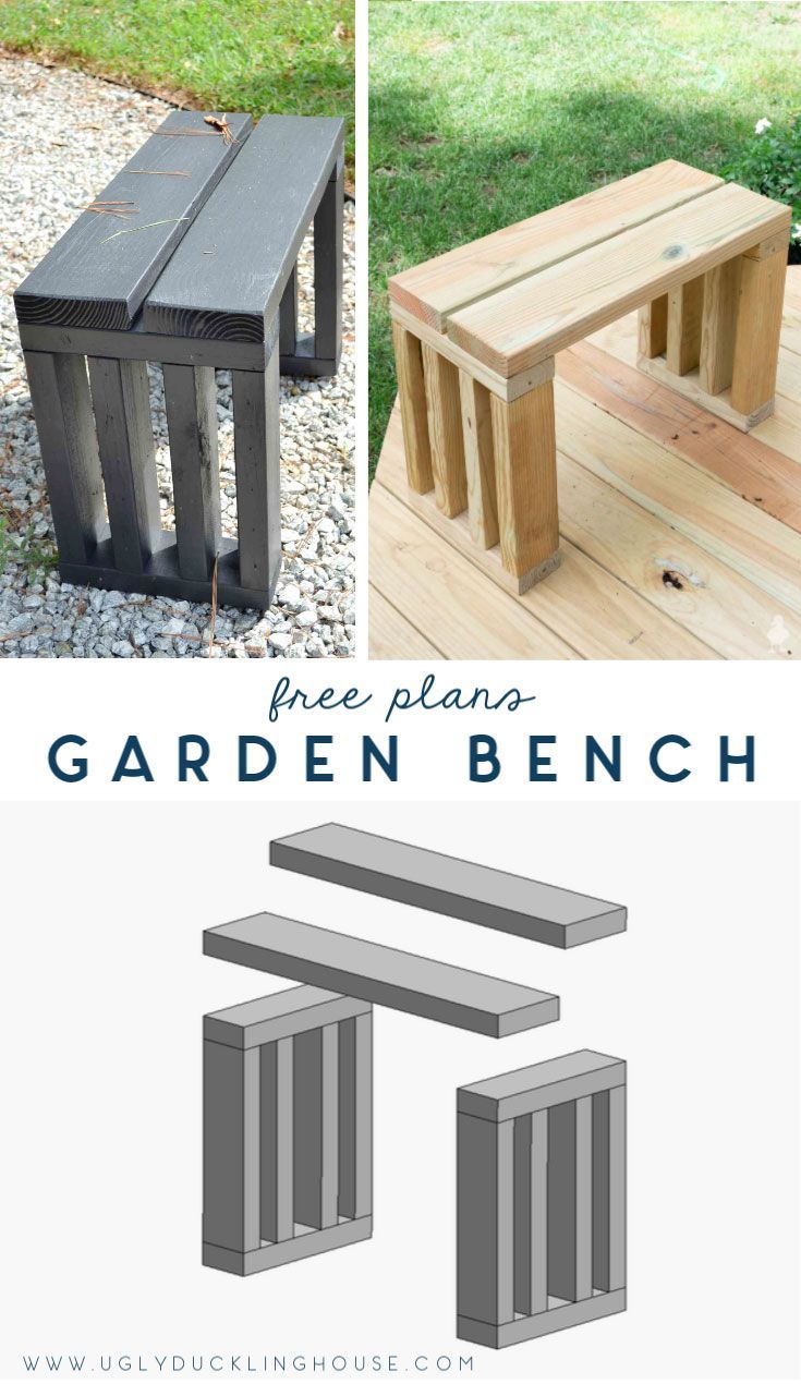 DIY Outdoor Bench Seat -   18 diy bench plans
 ideas