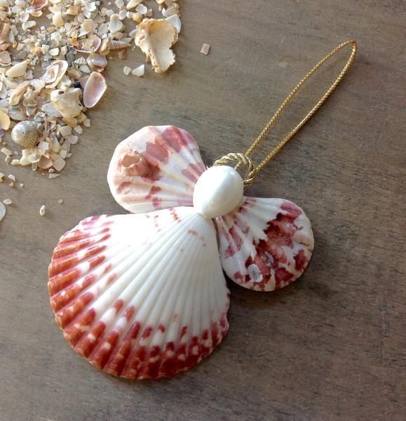 Calico Angel -   18 seashell crafts butterfly
 ideas