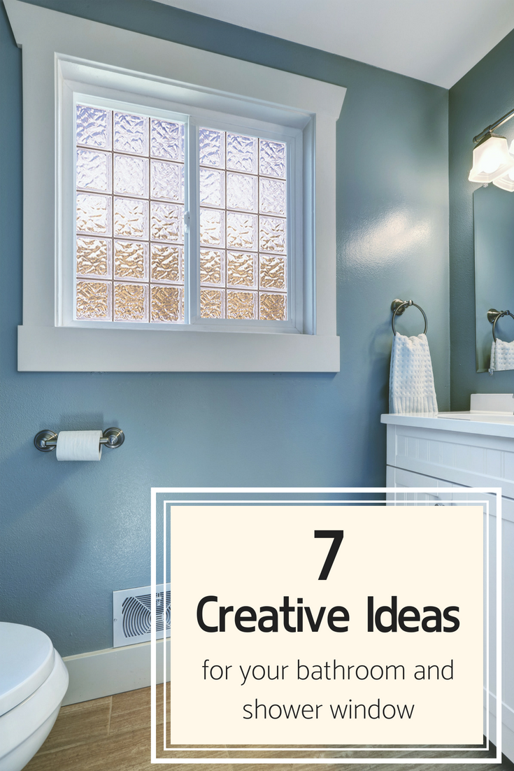 7 Creative High Privacy Bathroom Window Ideas (so you won’t be putting on a show for the neighbors) -   19 bathroom window decor
 ideas