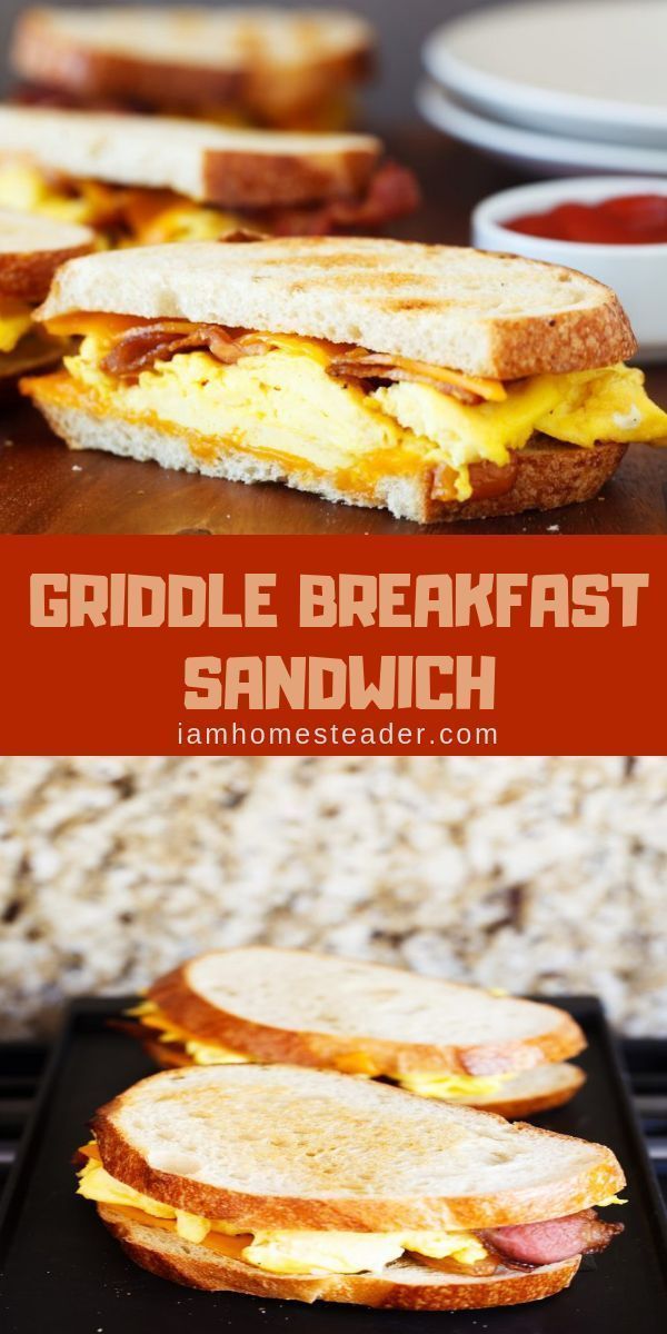 Griddle Breakfast Sandwich -   19 breakfast sandwich recipes
 ideas