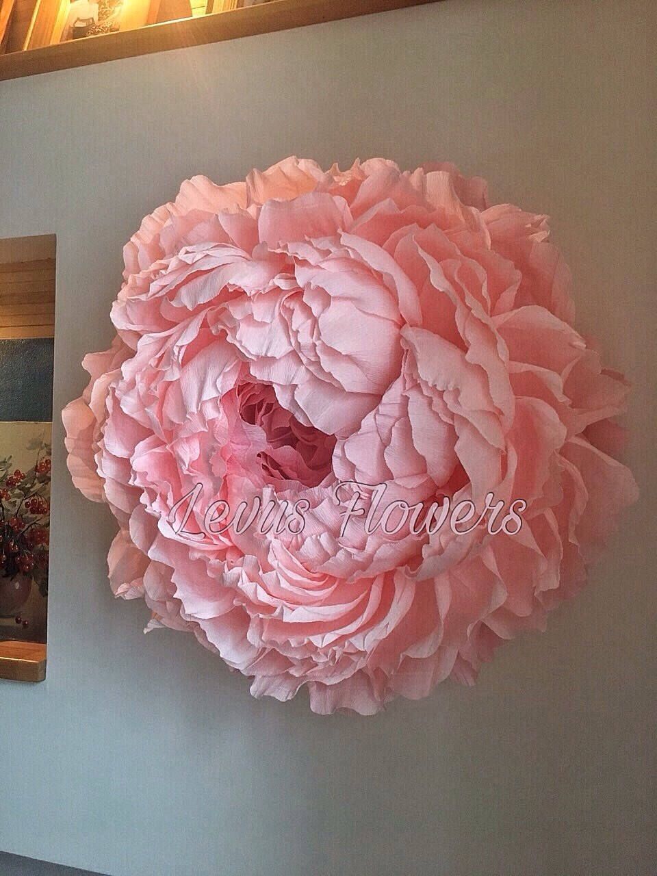 Large crepe paper flowers/Giant paper flowers/Wedding decoration/Home decor/Wall decor/Large paper flowers/Large peony/Backdrob flowers -   19 diy paper peonies
 ideas