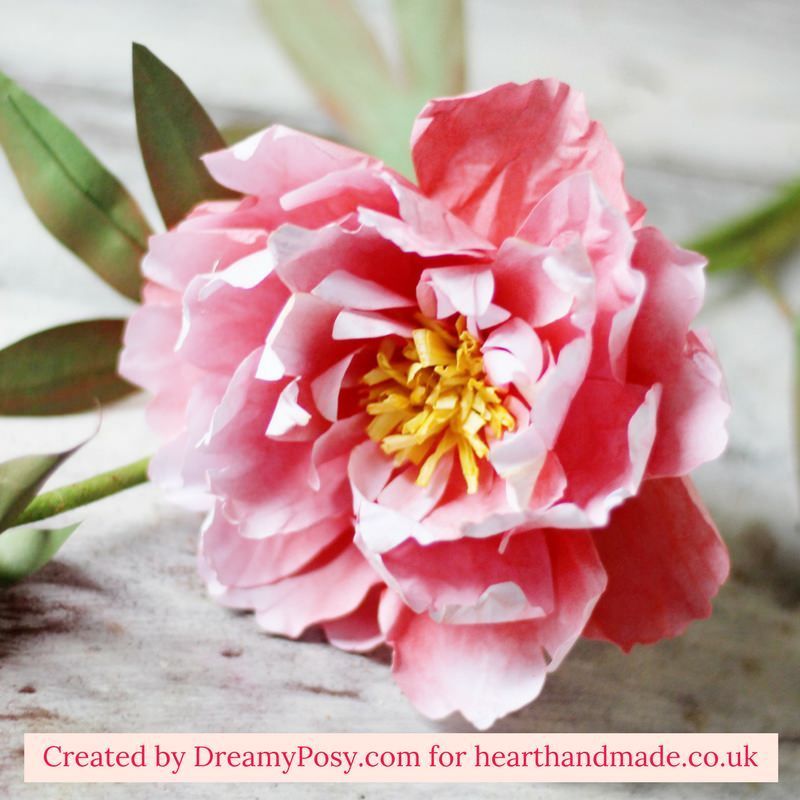 Make Gorgeous Paper Peonies With A Few Simple Supplies -   19 diy paper peonies
 ideas