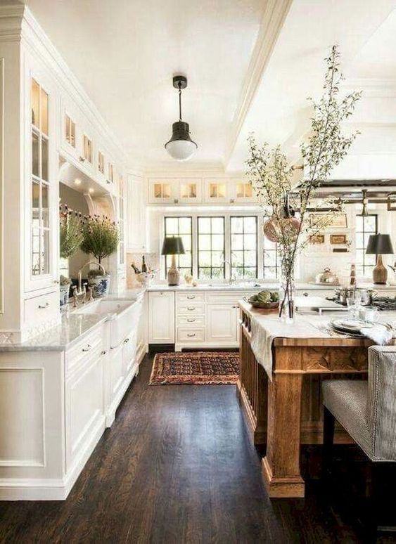 Design Ideas Modern and Traditional Small Kitchen Island -   19 french kitchen decor
 ideas