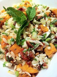 Pumpkin, Feta, Brown Rice & Quinoa salad -   19 pumpkin recipes salad
 ideas