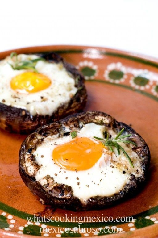 Portobello Eggs -   20 baked mushroom recipes
 ideas