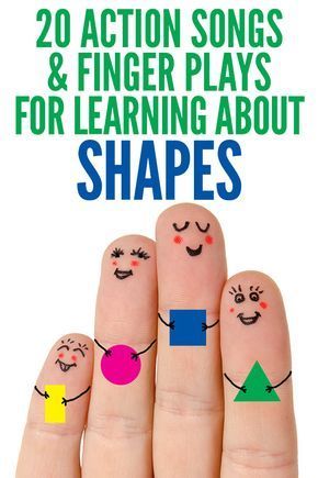 Learning About Shapes: 20 Rhymes, Action Songs & Finger Plays -   20 preschool crafts shapes
 ideas