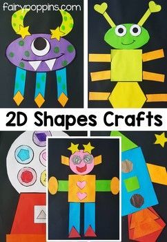 20 preschool crafts shapes
 ideas