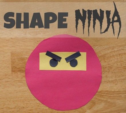 Shape Ninja Craft -   20 preschool crafts shapes
 ideas