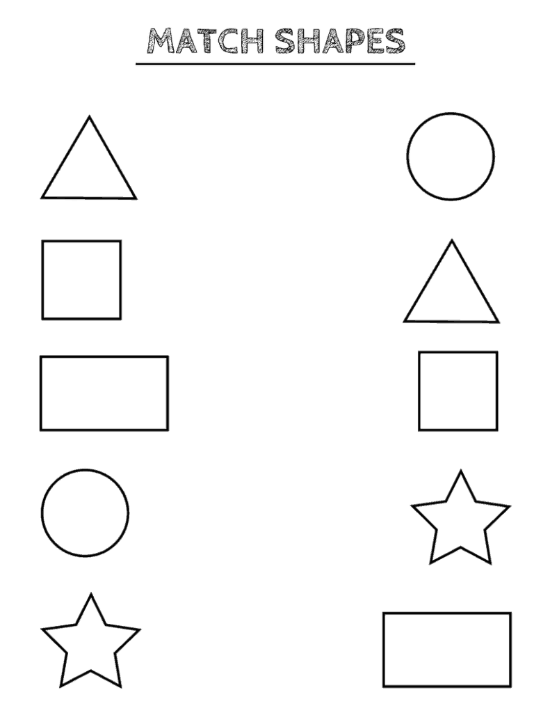 Free printable shapes worksheets for toddlers and preschoolers -   20 preschool crafts shapes
 ideas