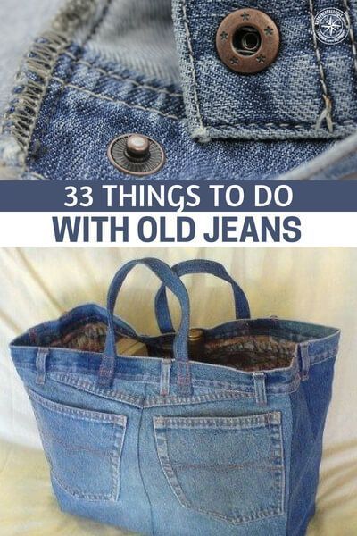 33 Things To Do With Old Jeans -   20 recycled crafts for adults
 ideas
