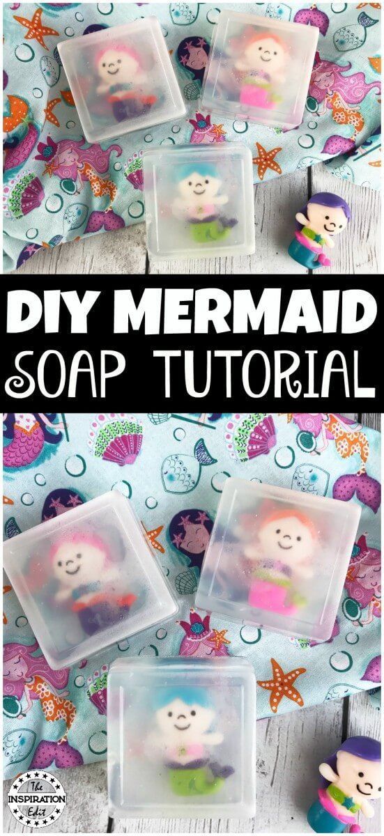 DIY Mermaid Soap For Kids -   21 diy soap for kids
 ideas