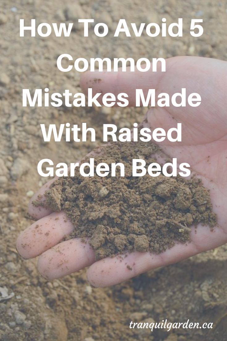 How To Avoid 5 Common Mistakes Made With Raised Garden Beds -   21 garden beds
 ideas