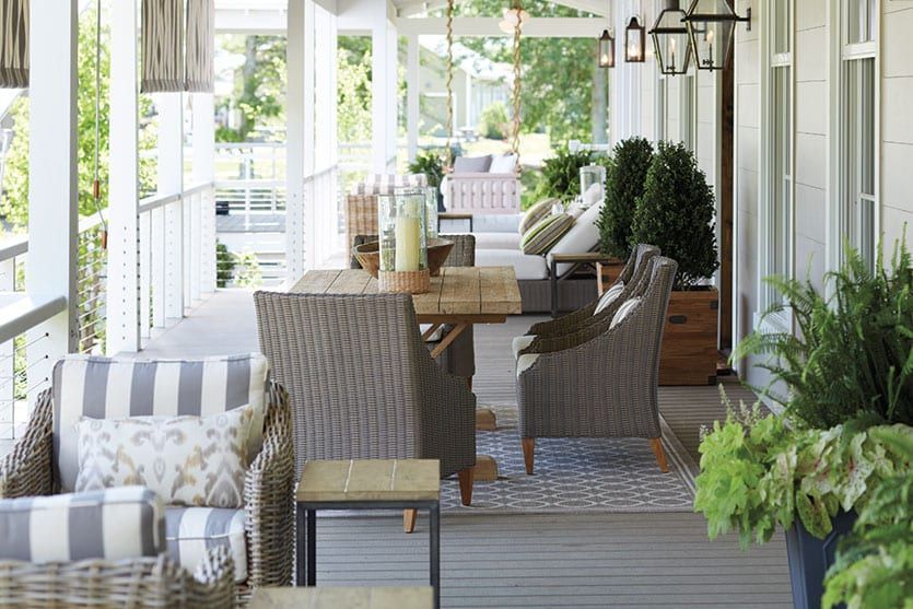 21 long porch decor
 ideas