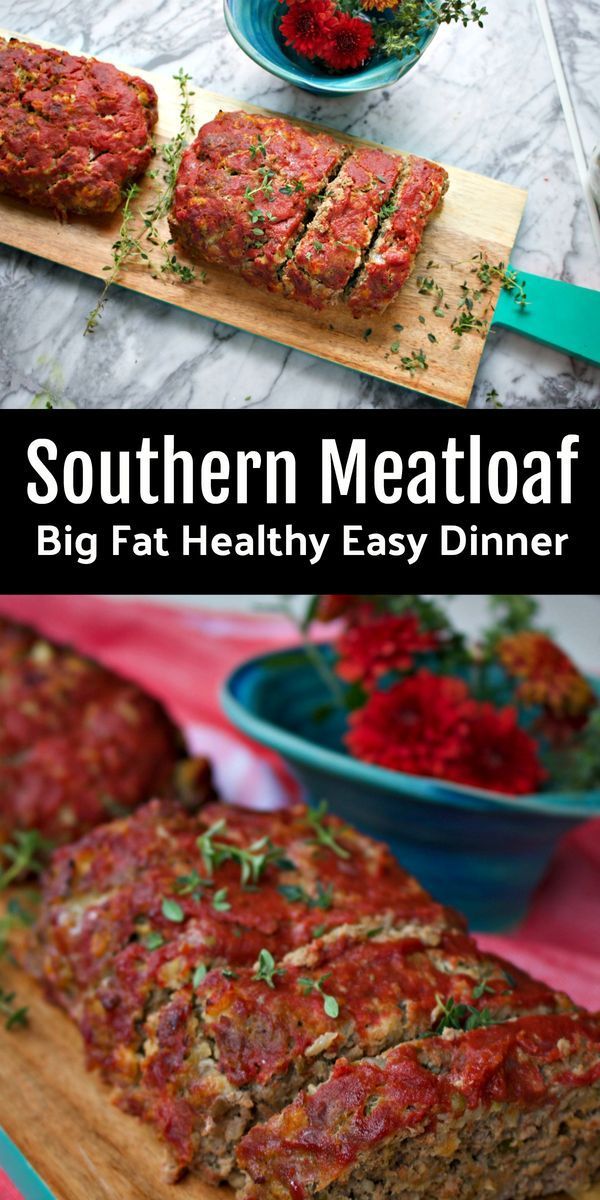 Big Fat Healthy Southern Meatloaf, Made with Oats -   21 southern meatloaf recipes
 ideas