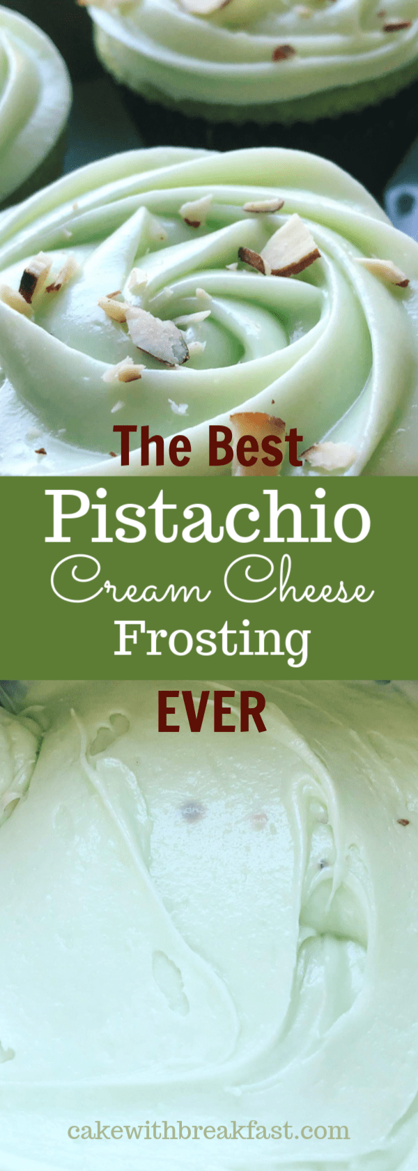 Dreamy Pistachio Cream Cheese Frosting -   21 unique cupcake recipes
 ideas
