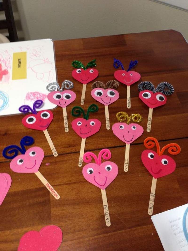 Valentine's Day Crafts for Kids, Toddlers & Pre-Schoolers -   21 valentines crafts for kids
 ideas