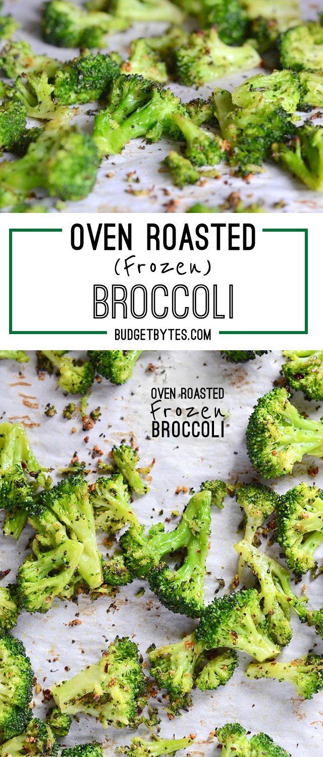 Oven Roasted Frozen Broccoli -   21 yummy broccoli recipes
 ideas