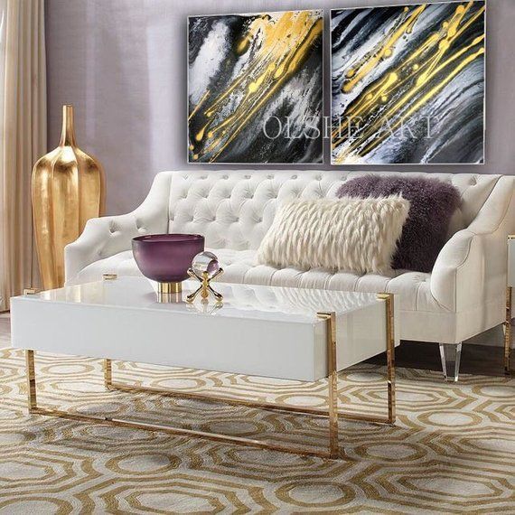 Abstract painting, Fluid art, Set of 2 paintings, Contemporary art,Original acrylic painting on canv -   22 diy decoracion sala
 ideas