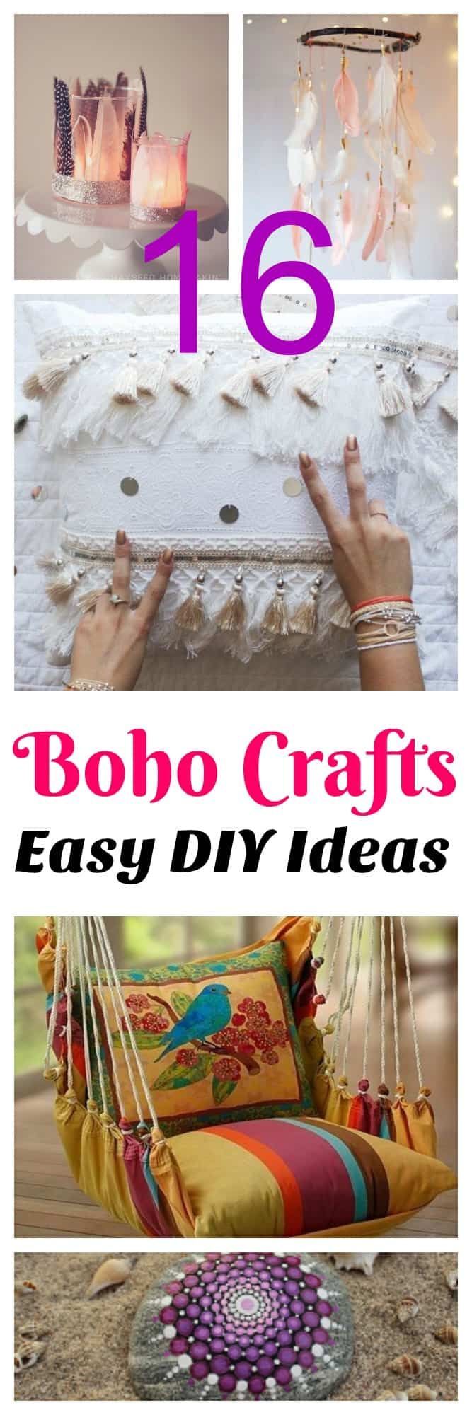 16 DIY Easy Boho Crafts for Your Boho Chic Room -   22 diy fashion for teens
 ideas