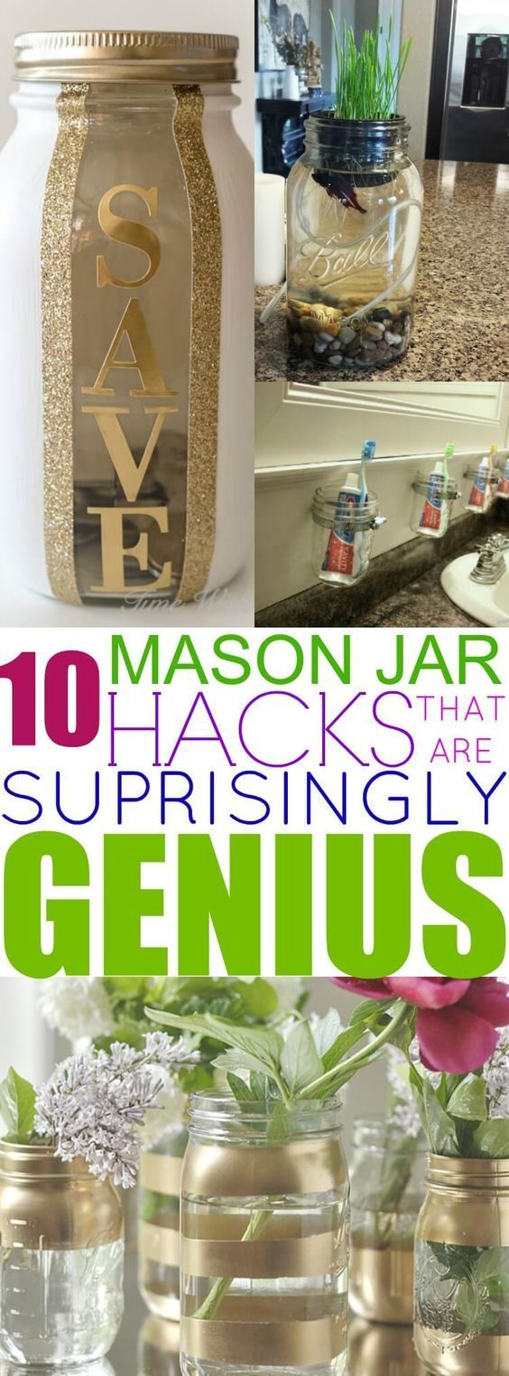 10 Clever DIY Ways to Use Mason Jars In Your House -   22 mason jar decorados
 ideas